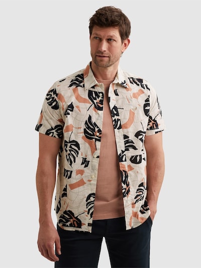 Camicia 'Shirt with short sleeves in slub cotton' in S PME Legend di colore bianco, Visualizzazione prodotti