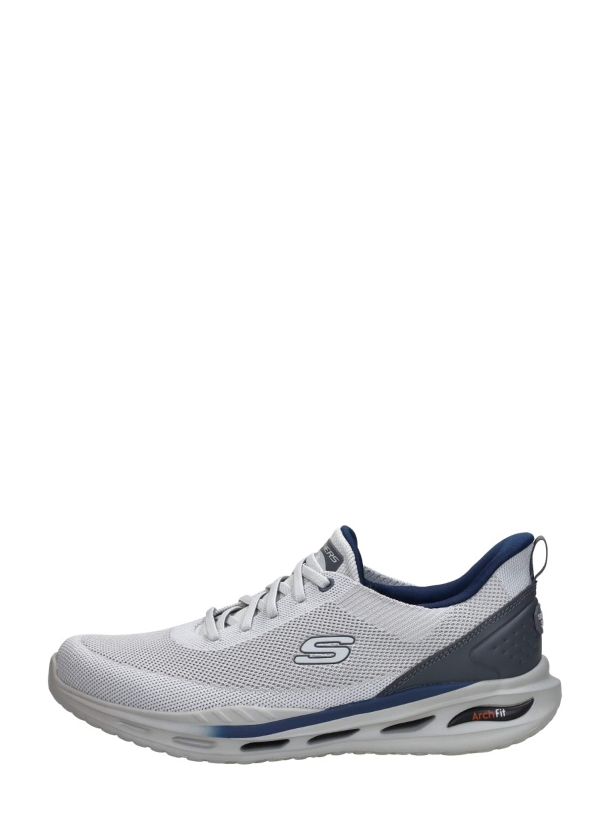 SKECHERS Sneakers laag 'Slip-Ins: Relaxed Fit' in Grijs: voorkant