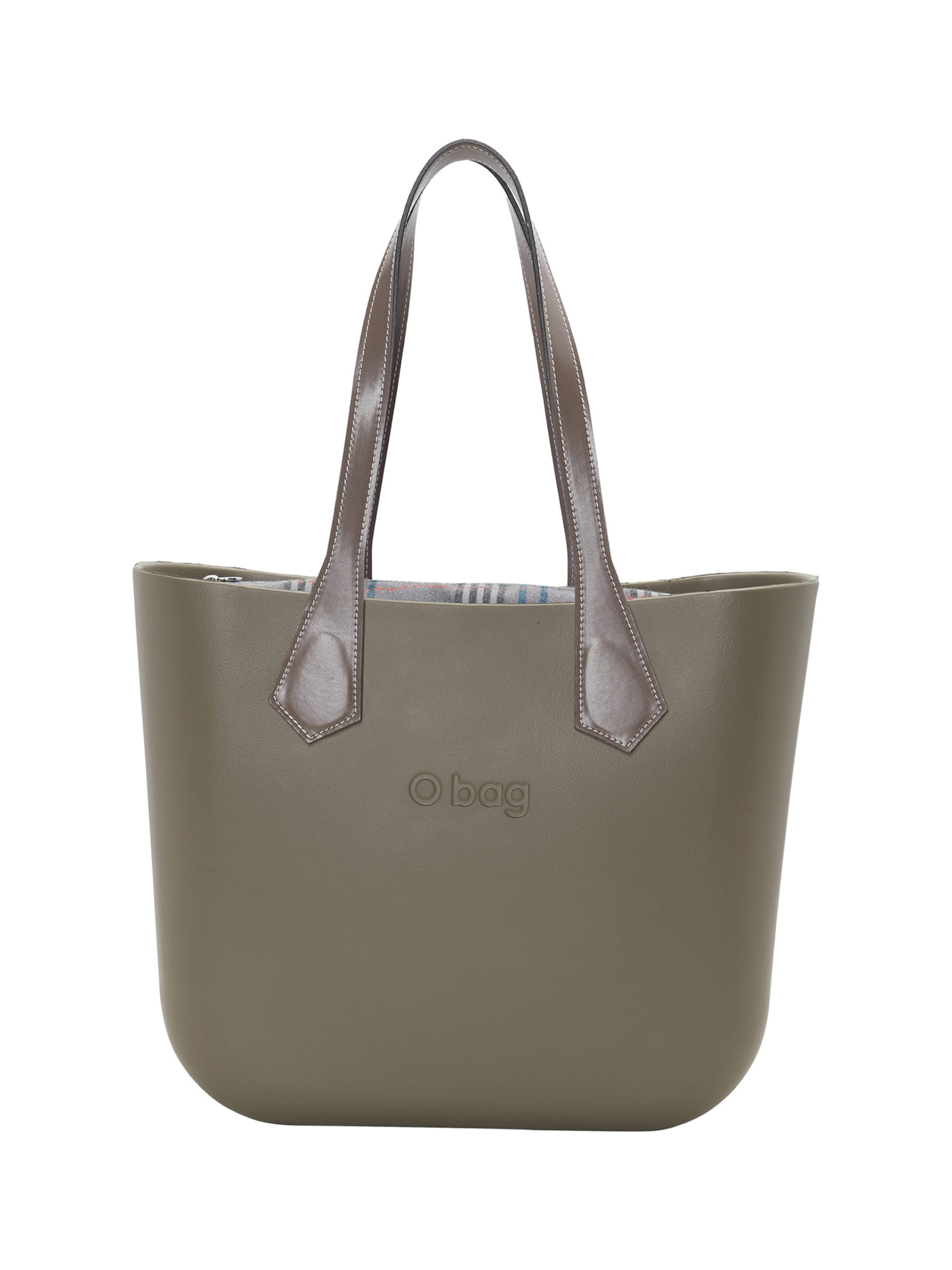 O bag Shopper in Grey: front