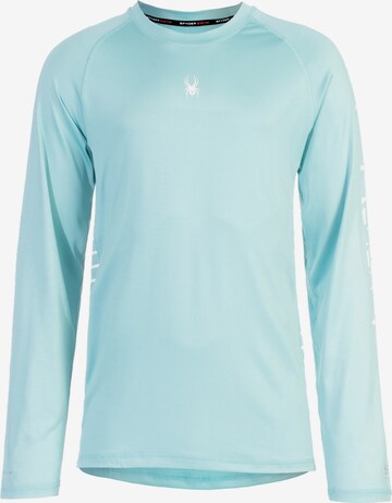 Spyder Functioneel shirt in Blauw: voorkant