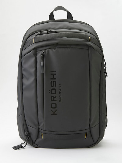 KOROSHI Sac à dos en noir, Vue avec produit