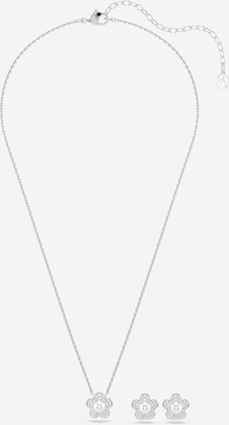 sidabrinė Swarovski Juvelyrinių dirbinių rinkinys: priekis