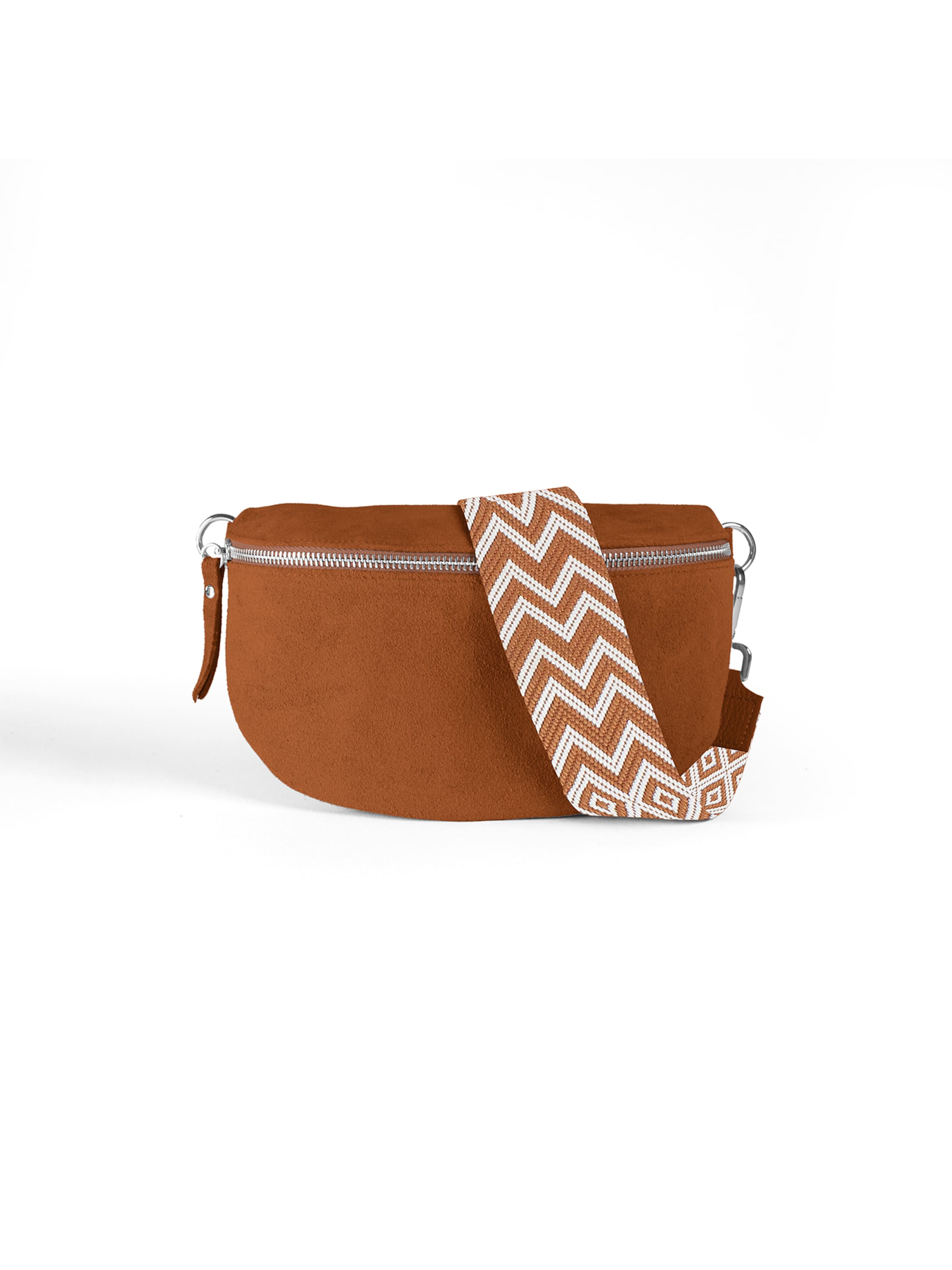 lePelou Belt bag 'NOA medium' in Brown: front