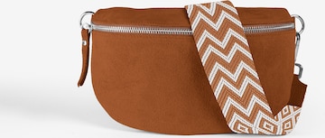 lePelou Belt bag 'NOA medium' in Brown: front