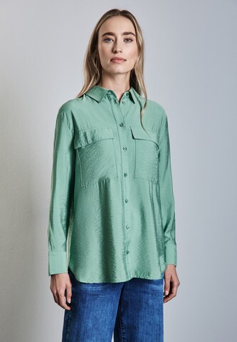 STREET ONE Bluse in Grün: Vorderseite