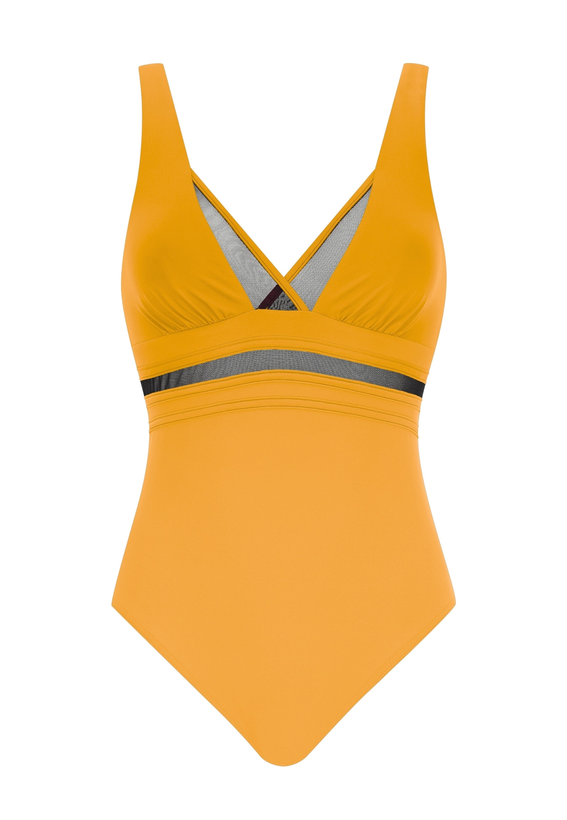 SUNFLAIR Bralette Swimsuit in Yellow: front