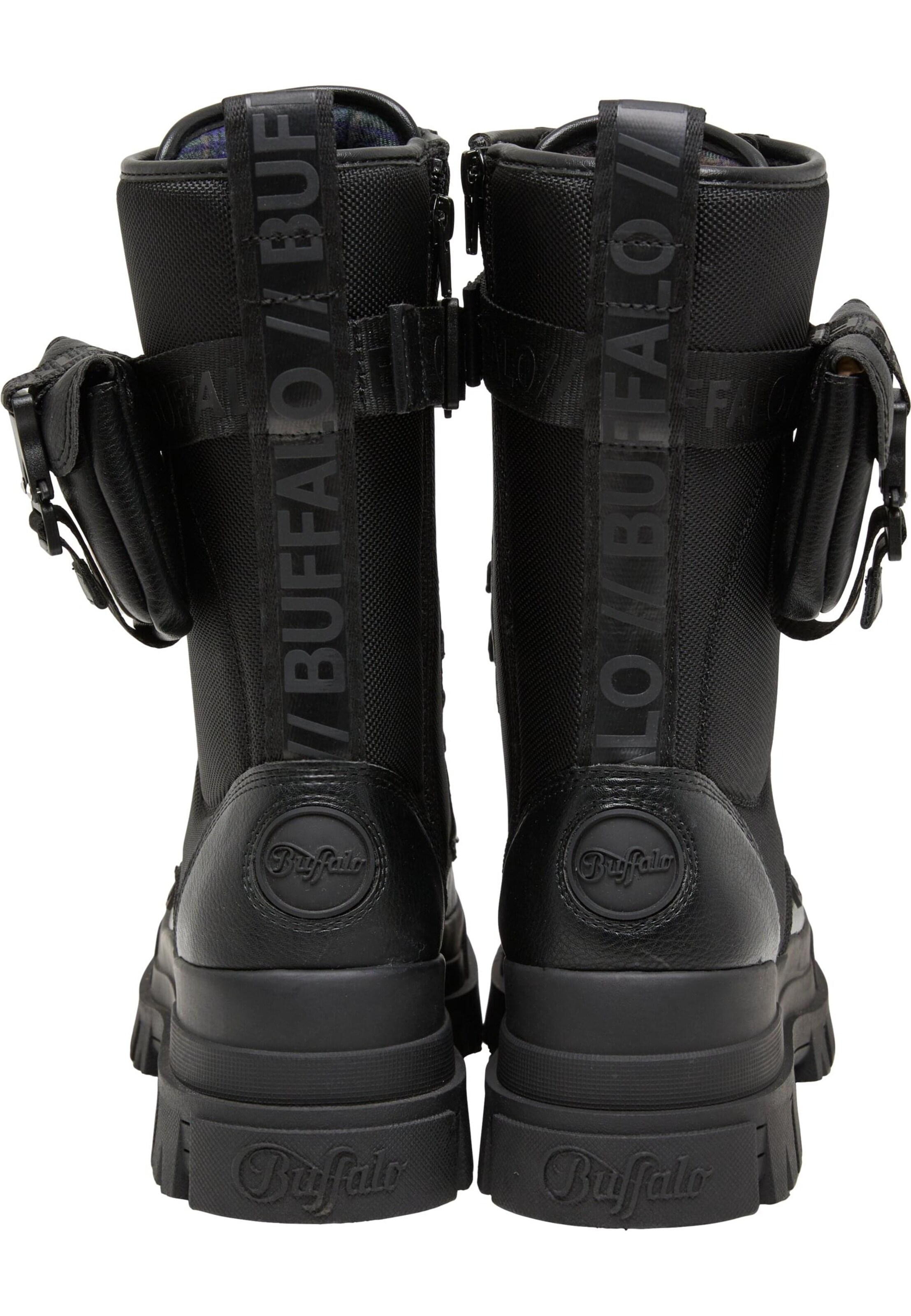 Bottines à lacets 'Aspha' BUFFALO en noir