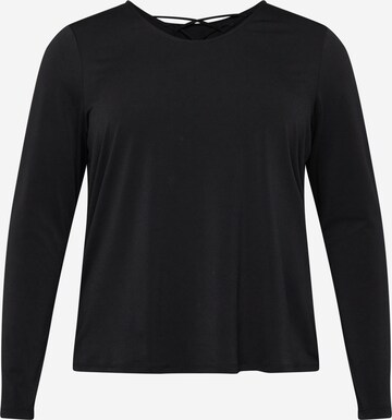 ONLY Curve - Camiseta 'REBA' en negro: frente