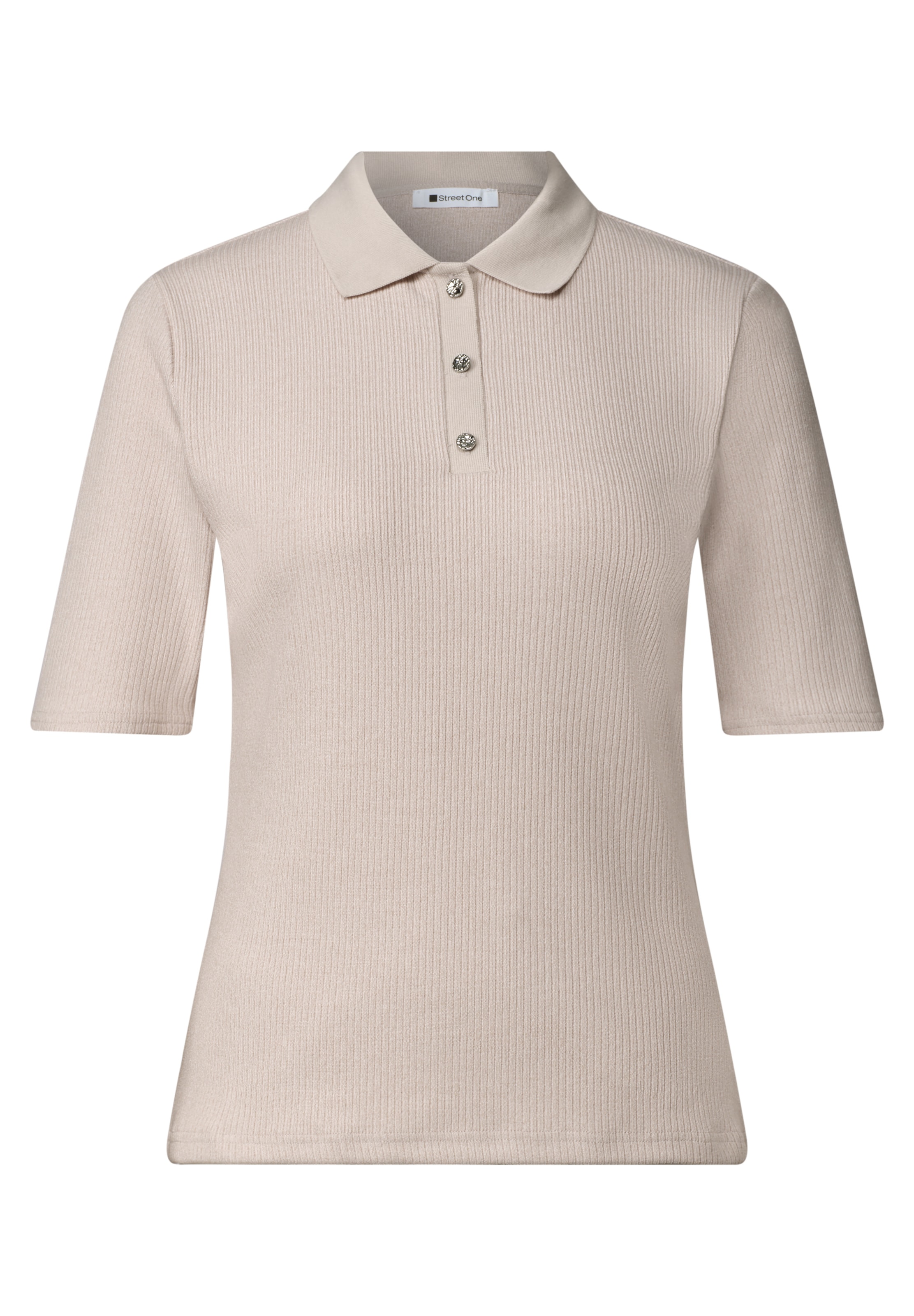 STREET ONE Shirt in Beige: Vorderseite