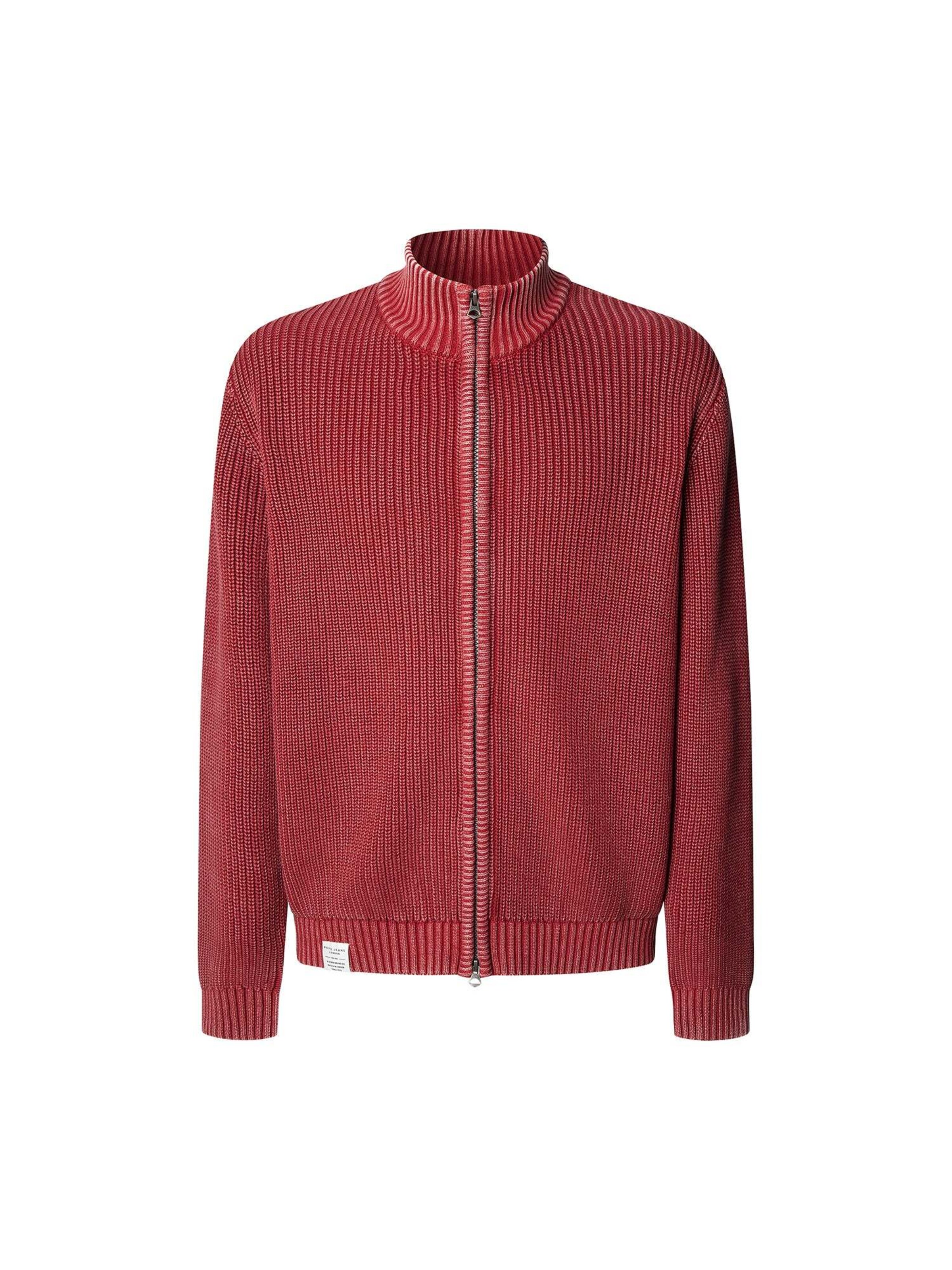 Vestes en maille 'Parker' Pepe Jeans en rouge : devant