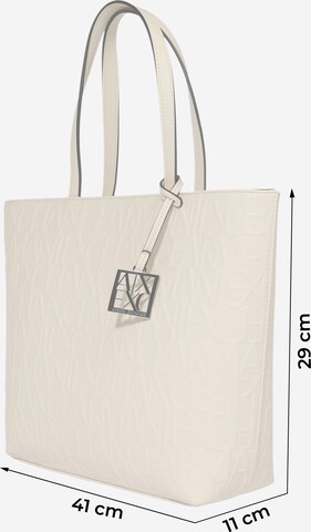 ARMANI EXCHANGE Shopper in Wit