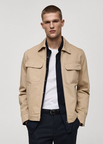 MANGO MAN Between-Season Jacket 'Bryan' in Beige: front