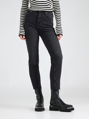 Coupe slim Jean River Island en noir : devant