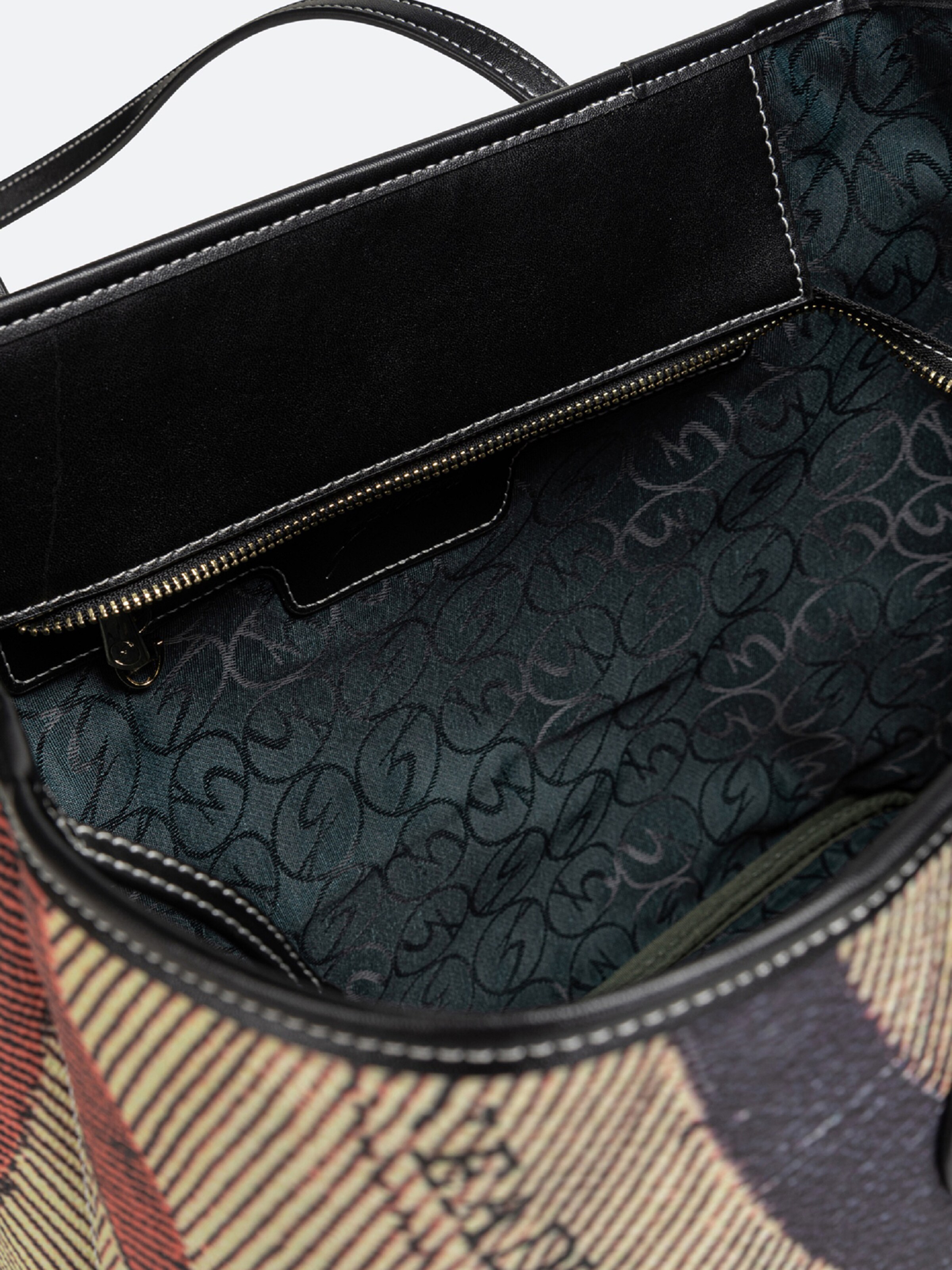 Cabas Gattinoni en mélange de couleurs