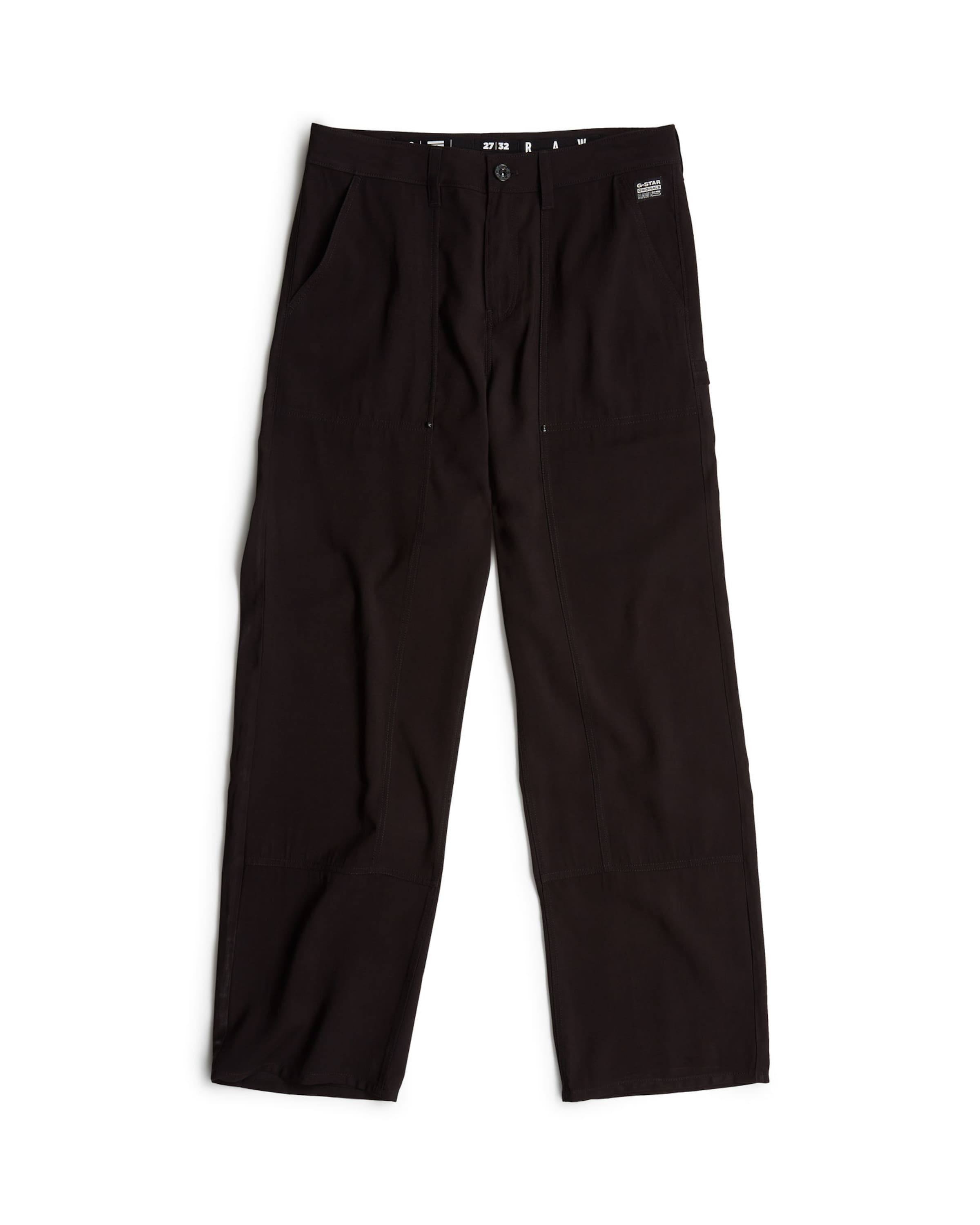 G-STAR Wide Leg Hose in Schwarz: Vorderseite
