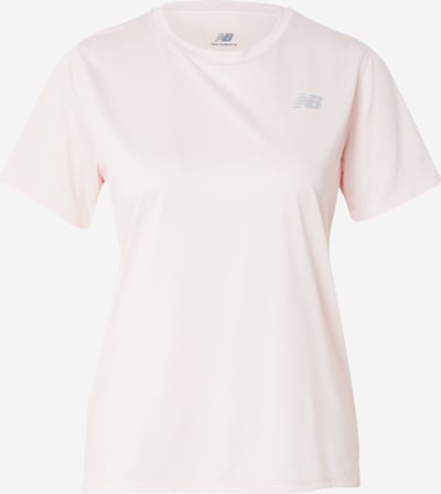 new balance T-shirt fonctionnel 'Essentials' en gris / orange pastel, Vue avec produit