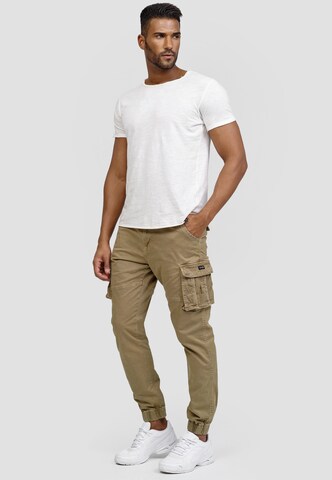 INDICODE JEANS Regular Hose ' Kerr ' in Beige