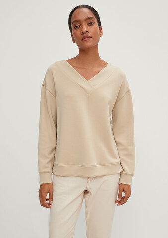 comma casual identitySweater majica - bež boja: prednji dio