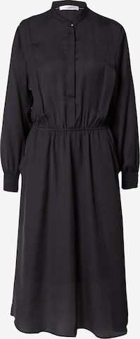 Robe-chemise 'Cassie' co'couture en noir : devant