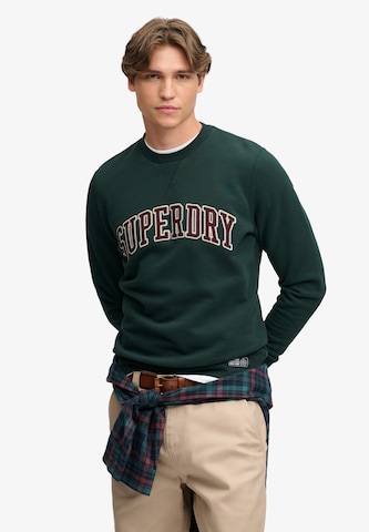 Superdry & Co - Sudadera 'Athletic' en verde: frente