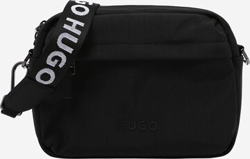 HUGO - Bolso de hombro 'Luka' en negro: frente