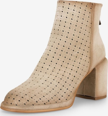 Bottines FELMINI en beige : devant