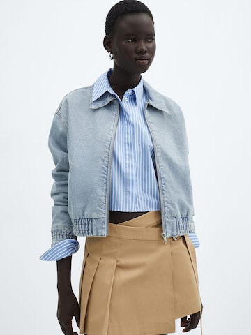 MANGO Between-Season Jacket 'Blake' in Blue: front