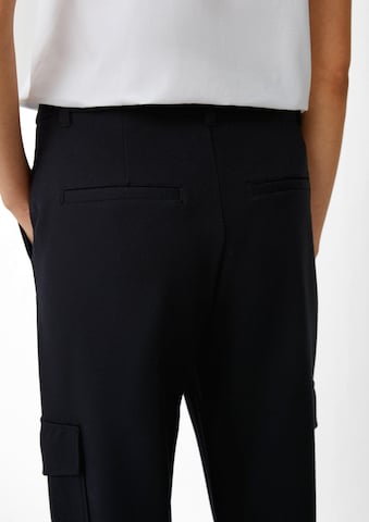 Regular Pantalon cargo comma casual identity en noir