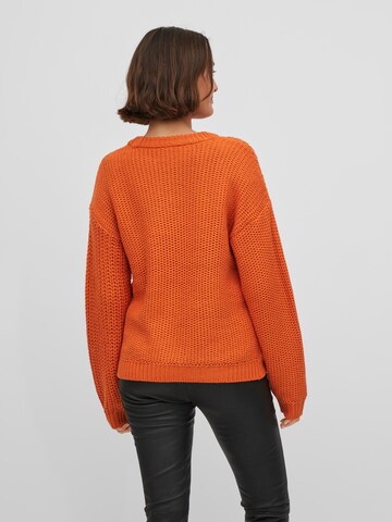 VILA Sweater 'KANA' in Orange