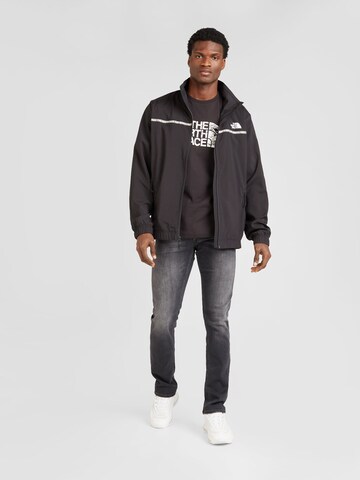 THE NORTH FACE - Camisa 'WOODCUT DOME' em preto