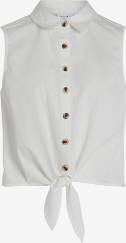 VILA - Blusa 'Fanzi' en blanco: frente