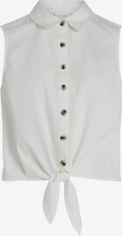 VILA - Blusa 'Fanzi' em branco: frente