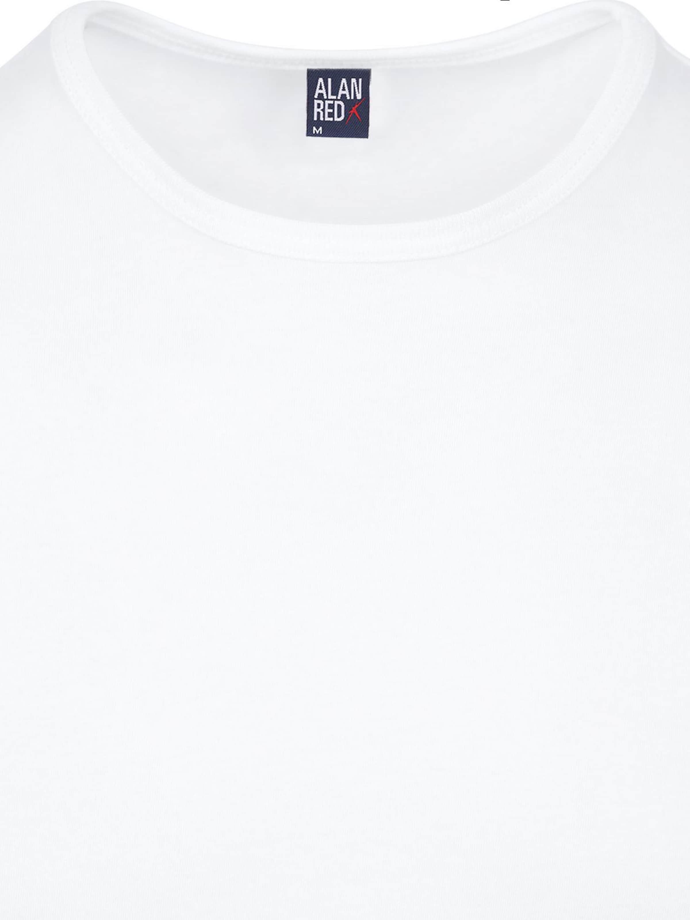alan red Shirt 'Derby' in White