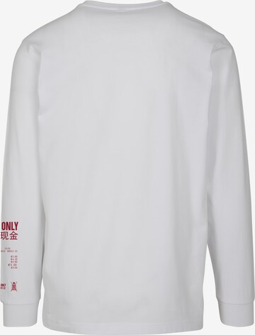 MT Men Shirt 'Cash Only' in Weiß