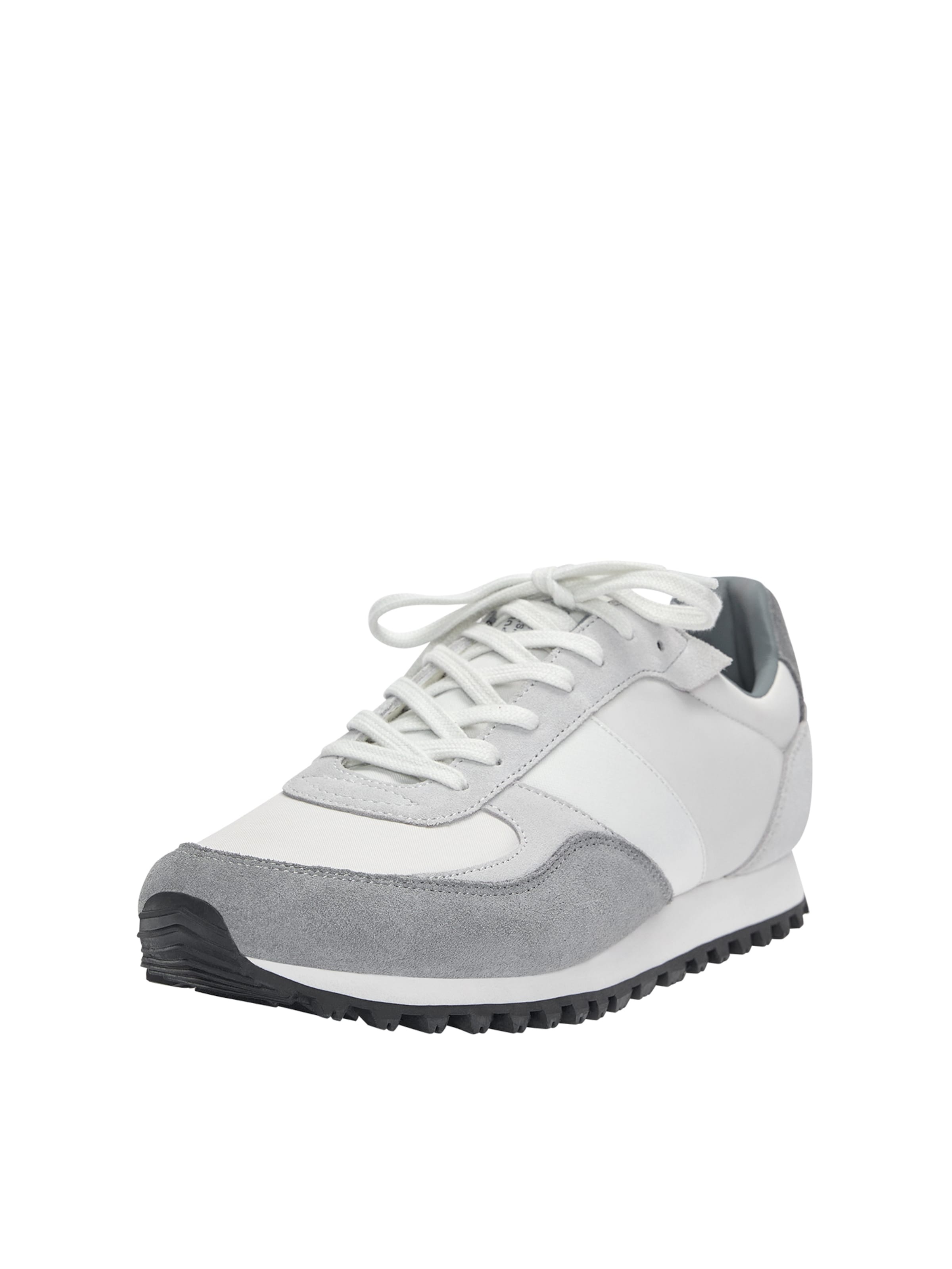 Pull&Bear Platform trainers in Grey: front