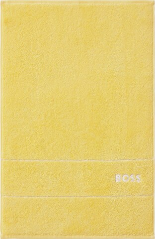 Serviette BOSS en jaune : devant
