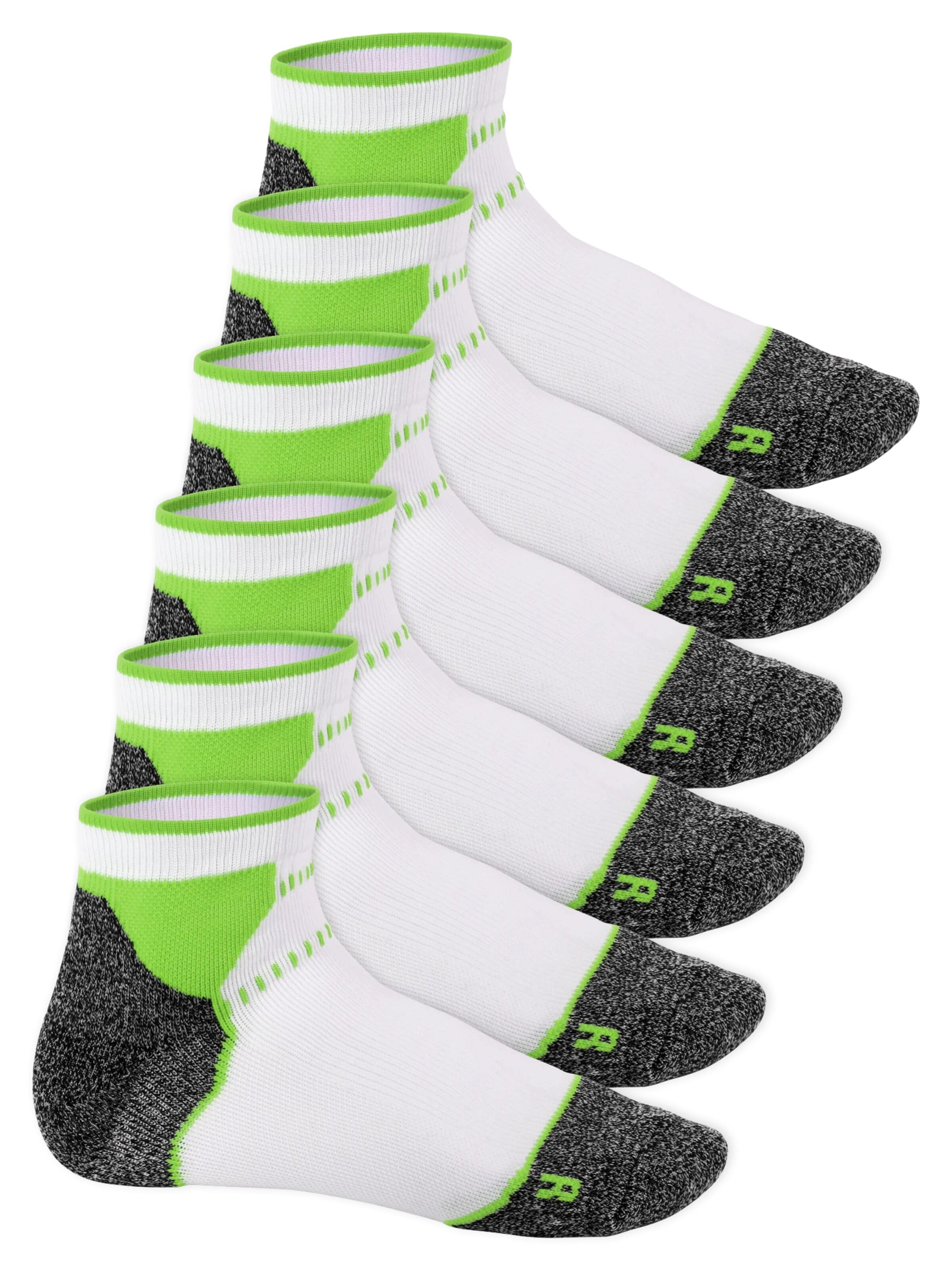 footstar Athletic Socks 'Performance' in Green: front