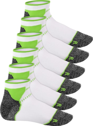 footstar Athletic Socks 'Performance' in Green: front
