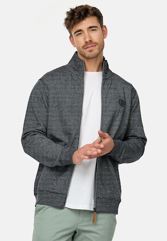 INDICODE JEANS Sweat jacket ' Yanic ' in Black