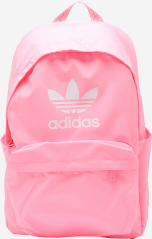 ADIDAS ORIGINALS Backpack 'Adicolor' in Pink: front