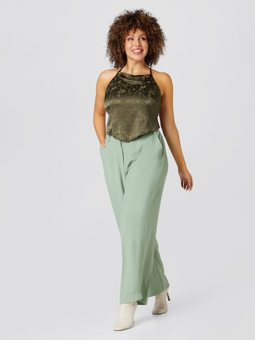 A LOT LESS - Top 'Rachel' en verde