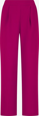 LolaLiza Wide leg Pleat-Front Pants in Pink: front