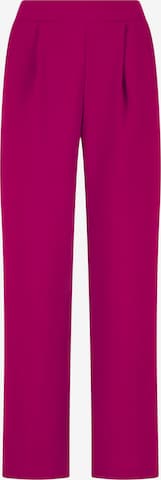 LolaLiza Wide leg Pleat-front trousers in Pink: front