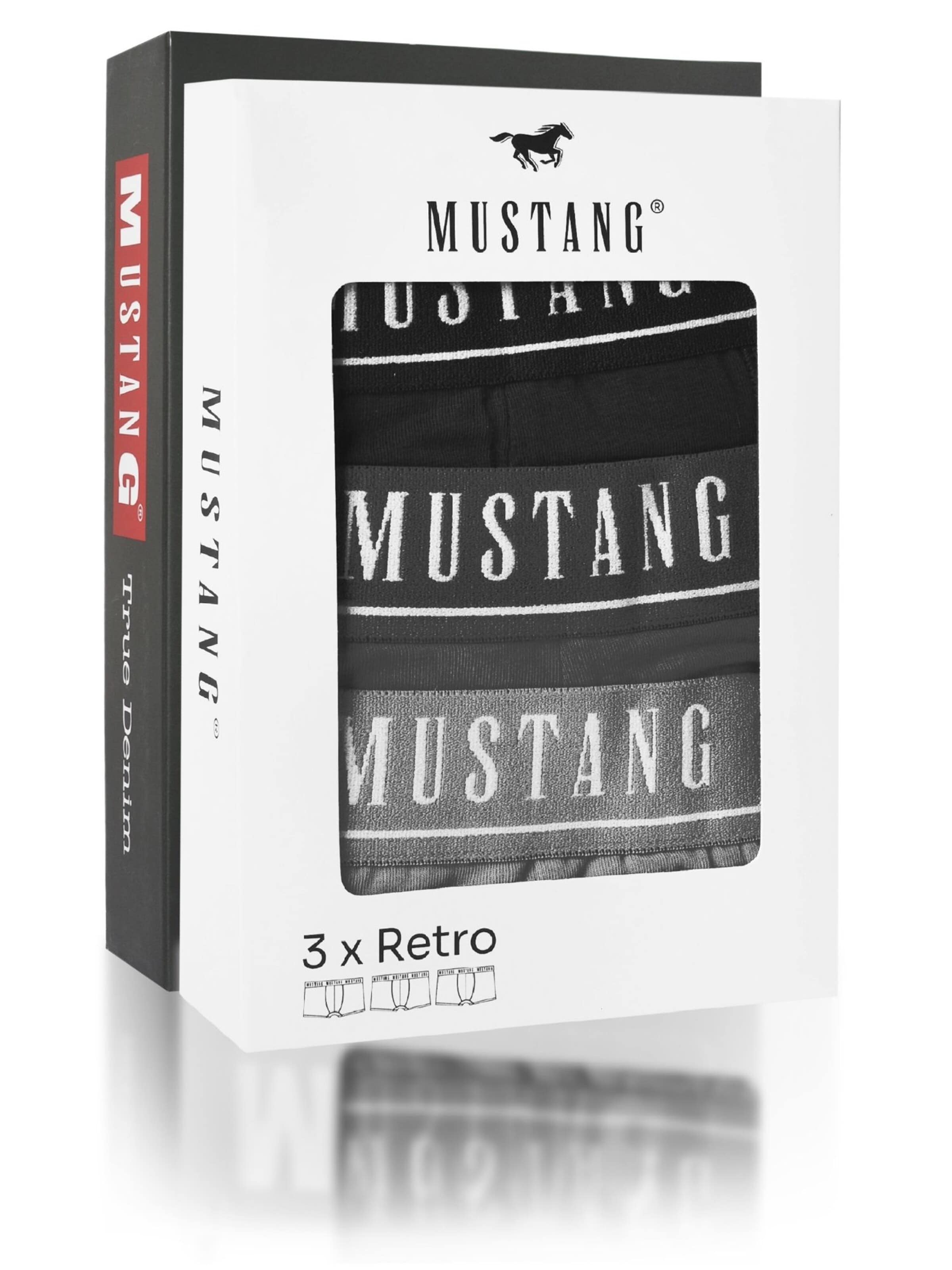 Boxers MUSTANG en mélange de couleurs