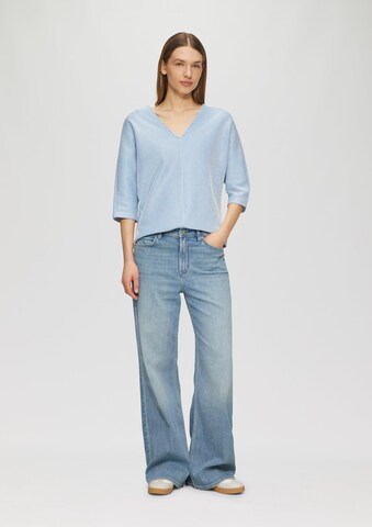 Sweat-shirt s.Oliver en bleu
