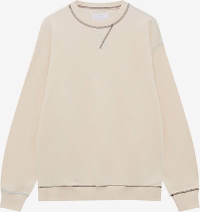 Pull&Bear Sweatshirt in Sand / Brown / Light grey, Item view