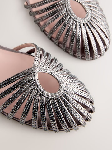 Ballerina con cinturino 'Forever Comfort®' di Next in argento