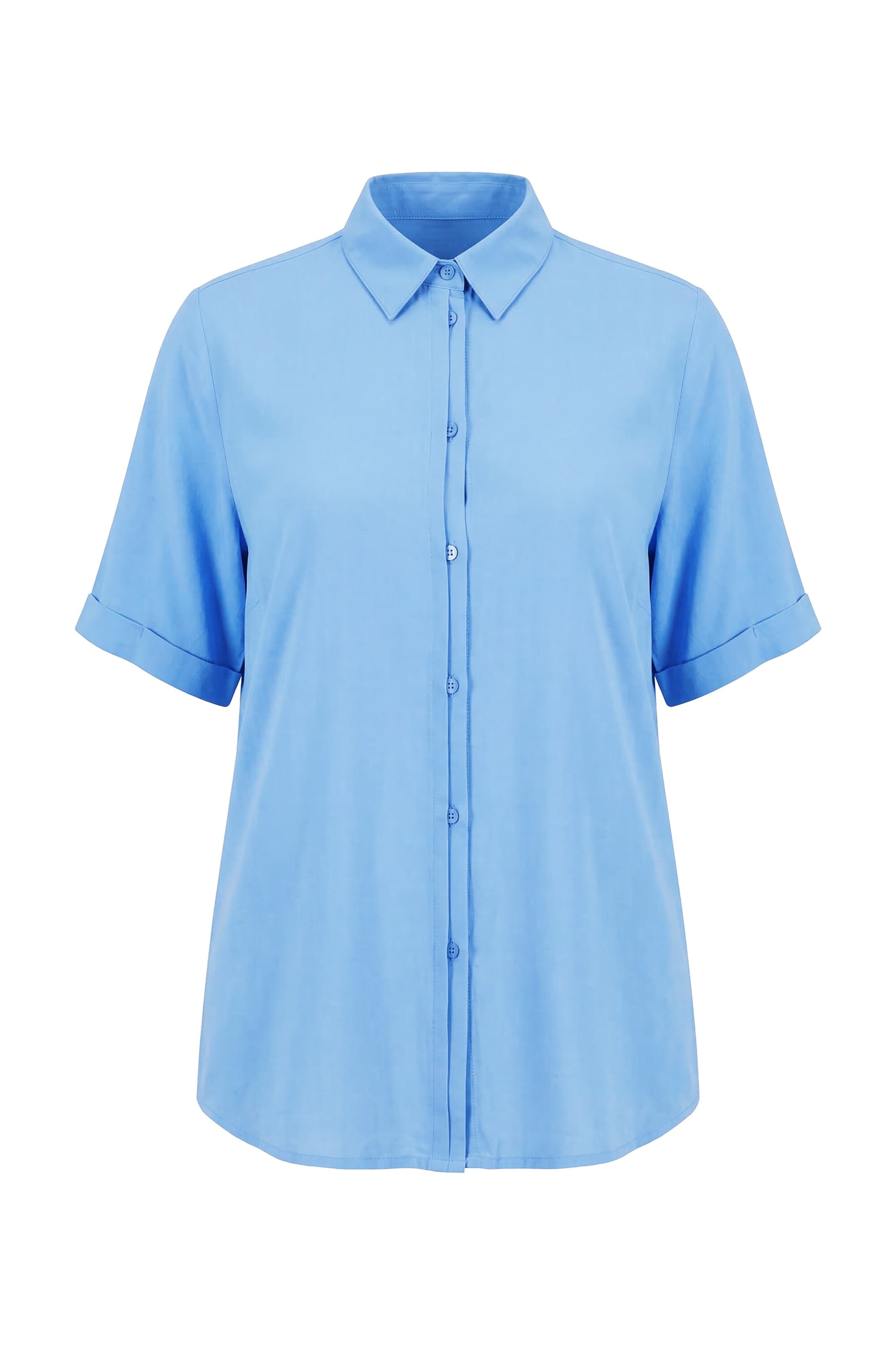 Ulla Popken Blouse in M-L in Blue / Pastel blue, Item view