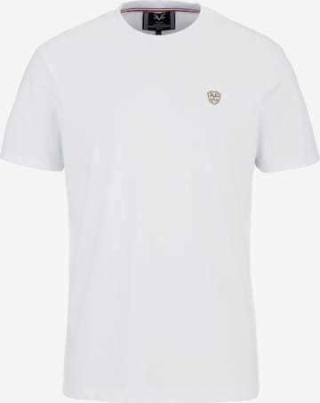 T-Shirt 'Rafael' 19V69 ITALIA en blanc : devant