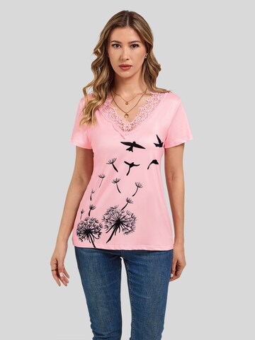 LapaPlus Top in Pink: front